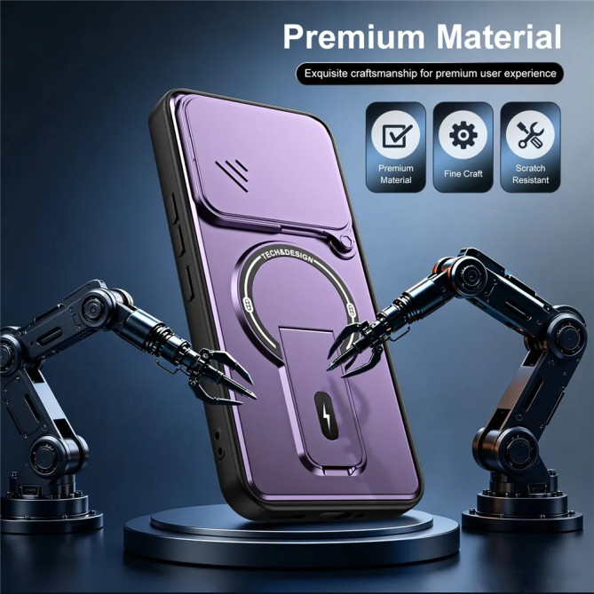 Coque Nothing Phone (4a) Pro Cache-Objectif Coulissant avec Support