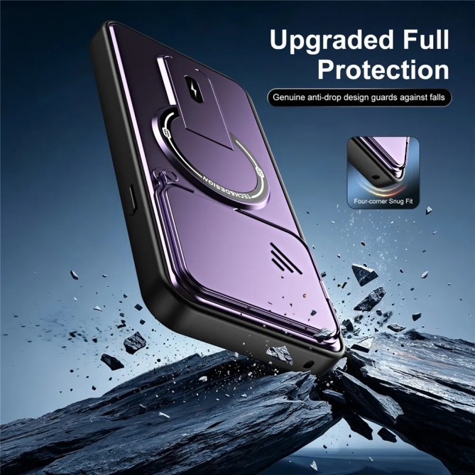 Coque Nothing Phone (4a) Pro Cache-Objectif Coulissant avec Support