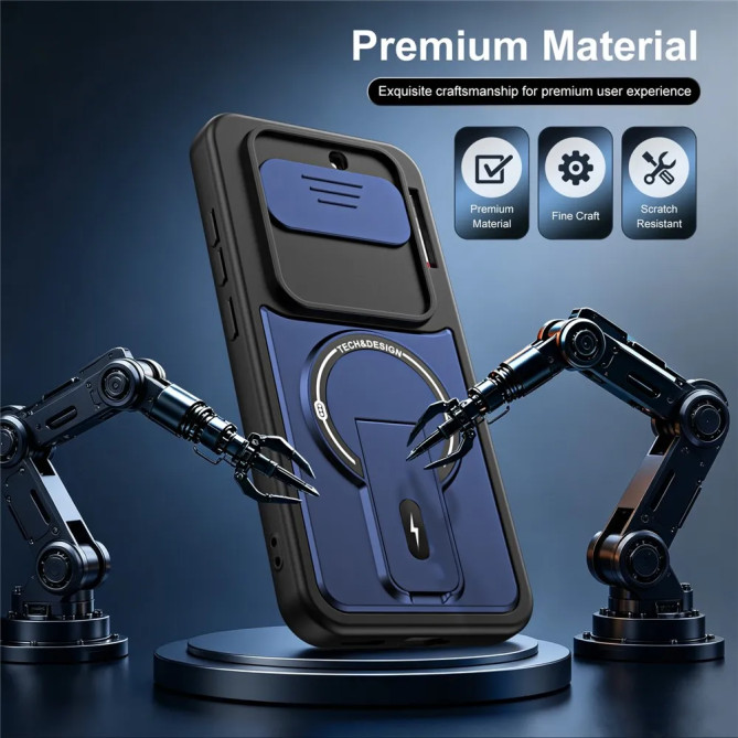 Coque Nothing Phone (4a) Cache-Objectif Coulissant avec Support
