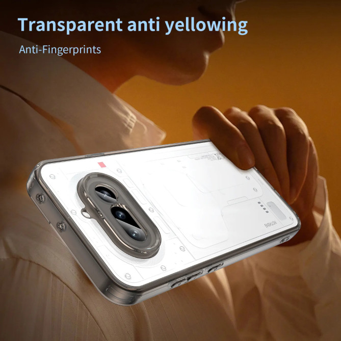 Coque Transparente Anti-Jaunissement Airbags Nothing 4a