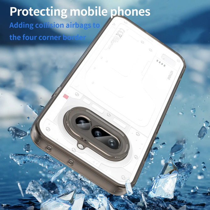 Coque Transparente Anti-Jaunissement Airbags Nothing 4a