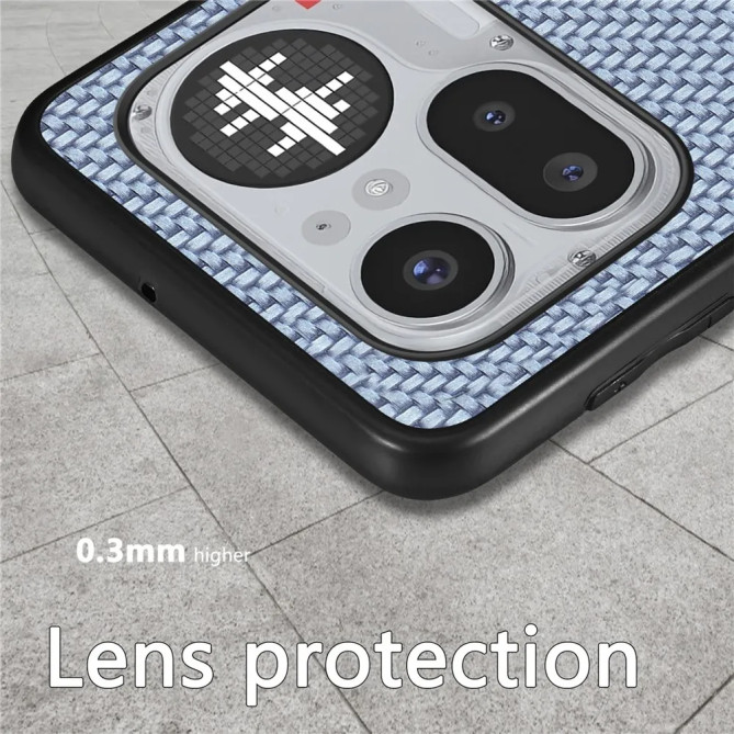 Coque Fibre Carbone Effet Cuir Nothing Phone 4a Pro