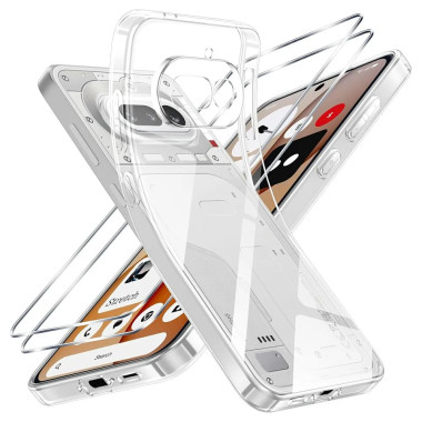 Coque Transparente 2 Verres Trempés Nothing Phone 4a