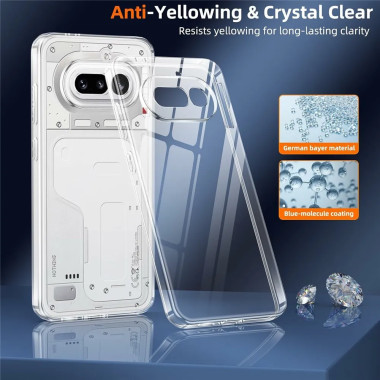 Coque Transparente 2 Verres Trempés Nothing Phone 4a