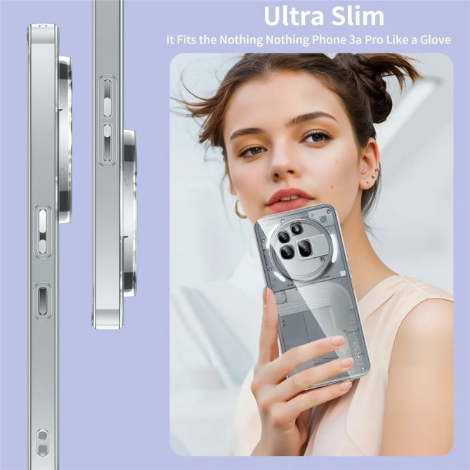 Coque Transparente 2 Verres Trempés Nothing Phone 3a Pro