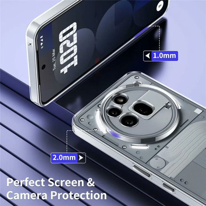 Coque Transparente 2 Verres Trempés Nothing Phone 3a Pro