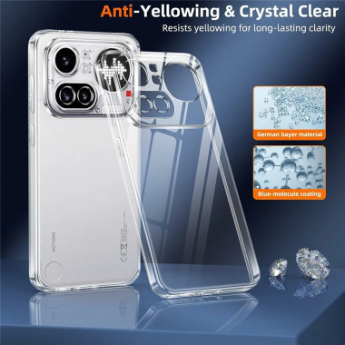 Coque Transparente 2 Verres Trempés Nothing Phone 4a Pro