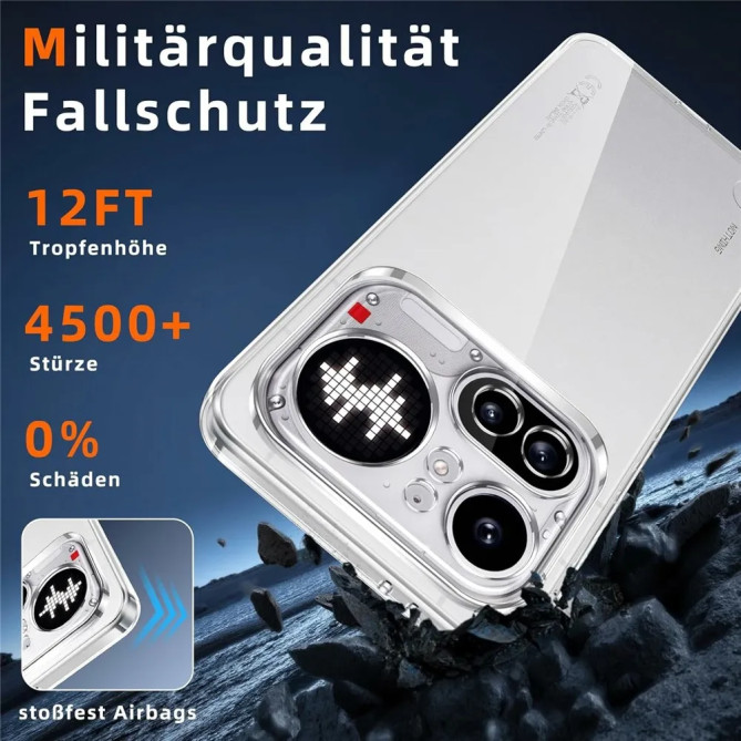 Coque Transparente 2 Verres Trempés Nothing Phone 4a Pro