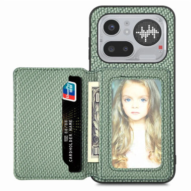 Coque Porte-Cartes RFID Fenêtre Photo Nothing 4a Pro