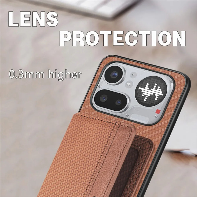 Coque Porte-Cartes RFID Fenêtre Photo Nothing 4a Pro