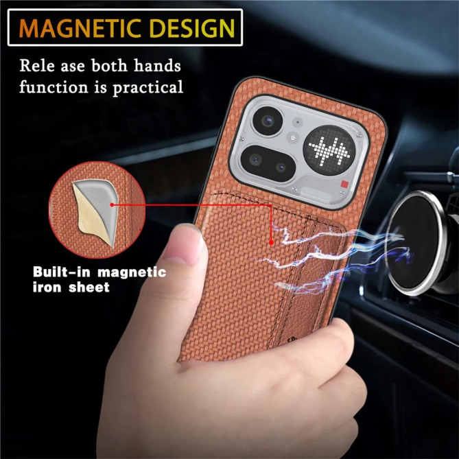 Coque Porte-Cartes RFID Fenêtre Photo Nothing 4a Pro