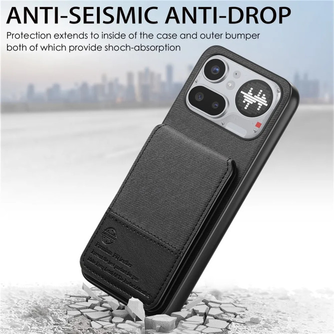 Coque Porte-Cartes RFID Fenêtre Photo Nothing 4a Pro