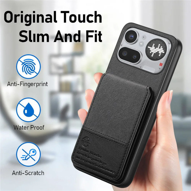 Coque Porte-Cartes RFID Fenêtre Photo Nothing 4a Pro