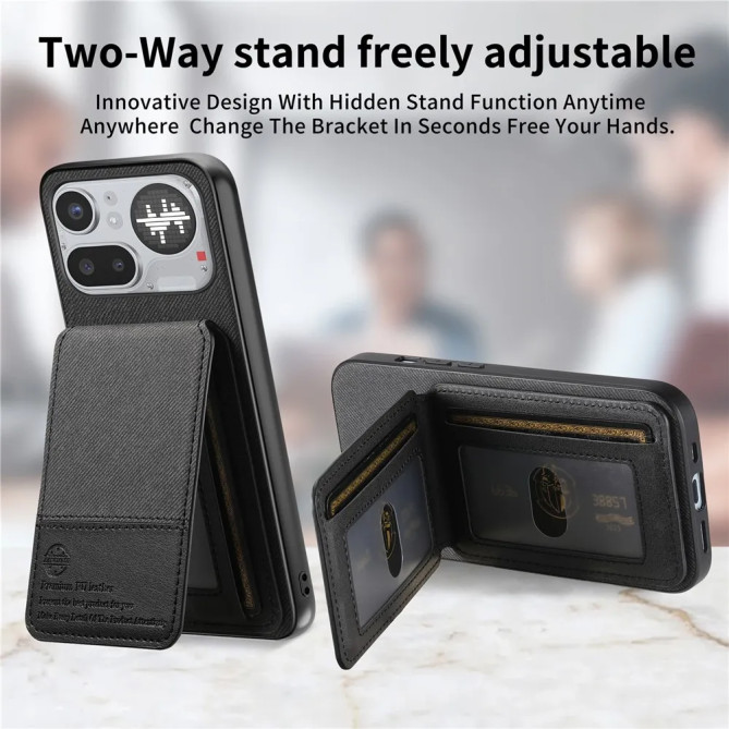 Coque Porte-Cartes RFID Fenêtre Photo Nothing 4a Pro