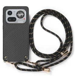 Coque Bandoulière Fibre Carbone Nothing Phone 4a Pro