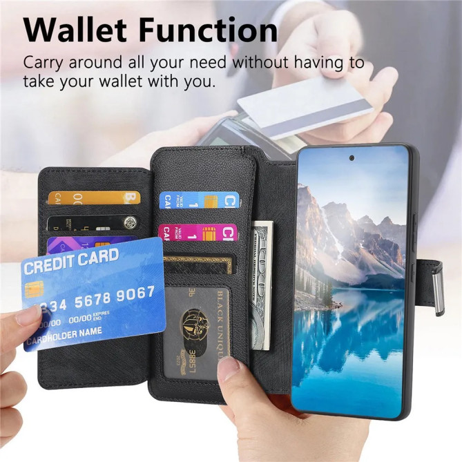 Coque et housse Portefeuille Poche Zippée Nothing 4a Pro