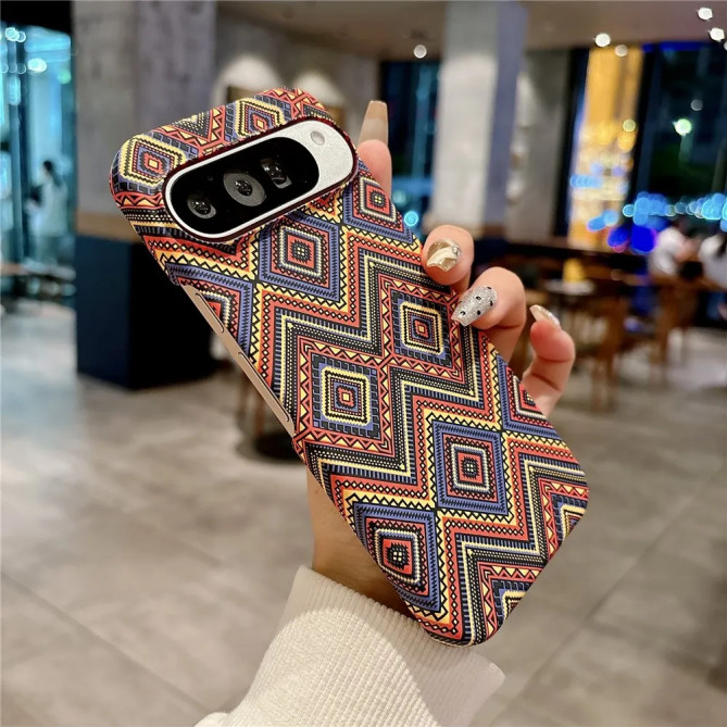 Coque Google Pixel 11 / 11 Pro motif tressé magnétique