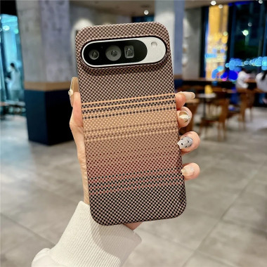 Coque Google Pixel 11 Pro XL texture fibre aramide magnétique