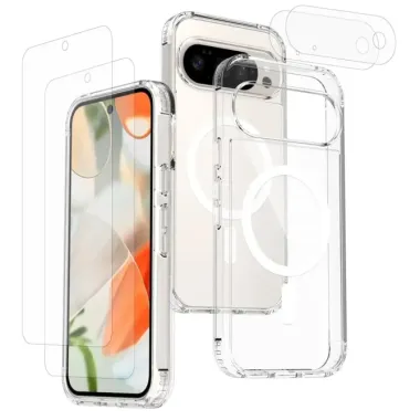Coque Google Pixel 11 Pro transparente magnétique 5 en 1