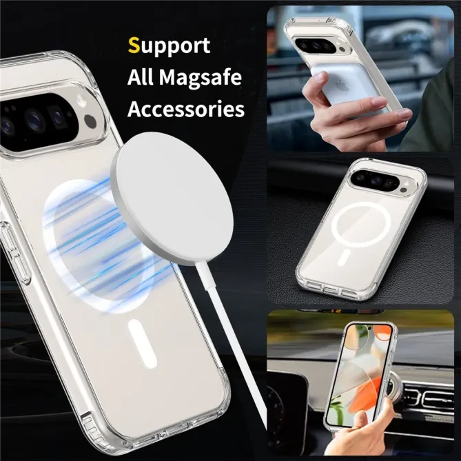 Coque Google Pixel 11 Pro transparente magnétique 5 en 1