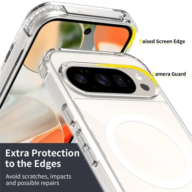 Coque Google Pixel 11 Pro XL transparente magnétique 5 en 1