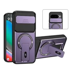 Coque Google Pixel 10 Pro / 10 Cache-Objectif Coulissant avec Support