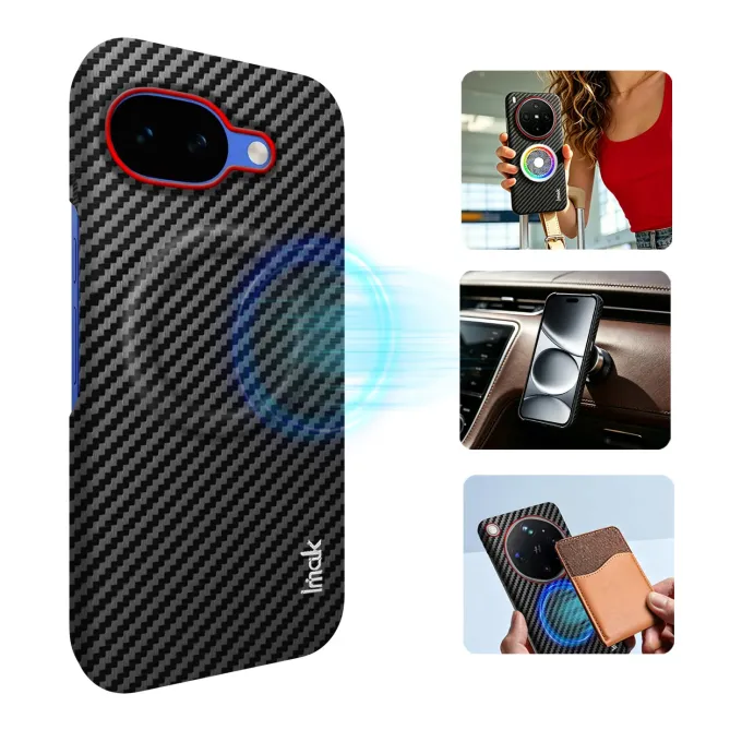 Coque Google Pixel 10a fibre de carbone magnétique