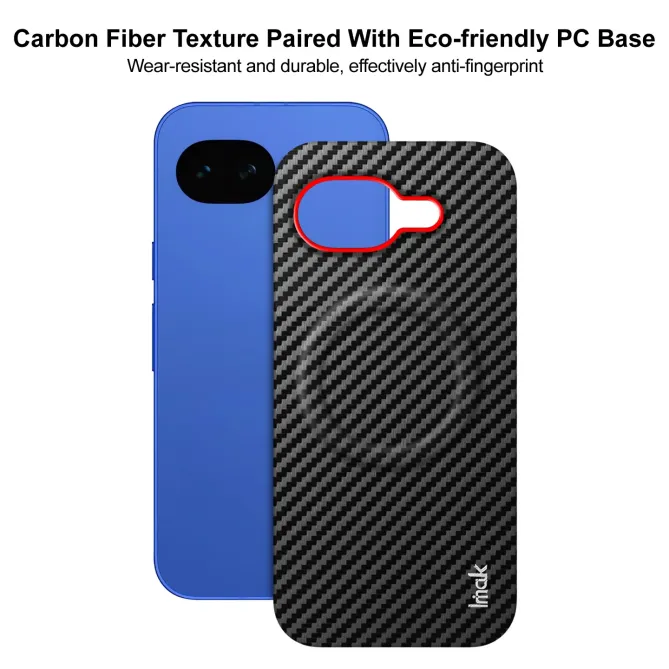 Coque Google Pixel 10a fibre de carbone magnétique