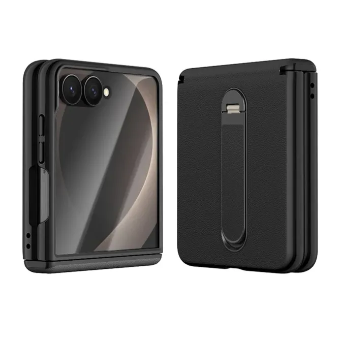 Coque Samsung Galaxy Z Flip 8 Charnière Magnétique avec Béquille Verticale Escamotable