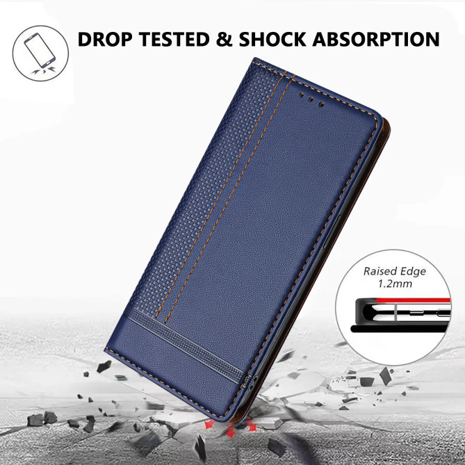Flip Cover Motorola Edge 70 Max Coutures avec Porte-Cartes