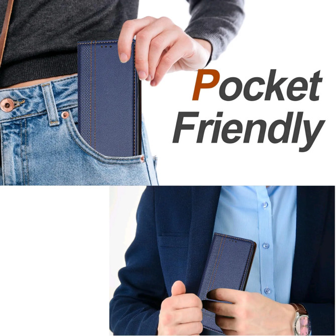 Flip Cover Motorola Edge 70 Max Coutures avec Porte-Cartes