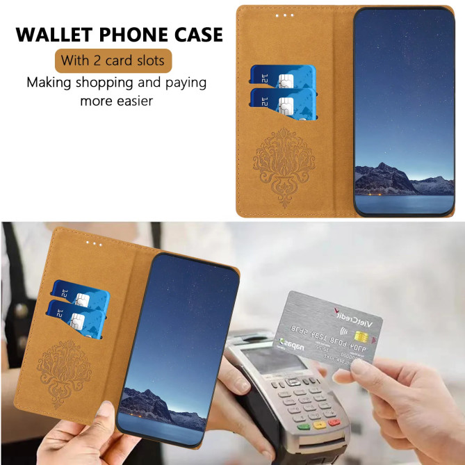 Flip Cover Motorola Edge 70 Max Coutures avec Porte-Cartes