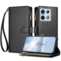Housse Motorola Edge 70 Max Zippée Porte-Cartes Simili Cuir