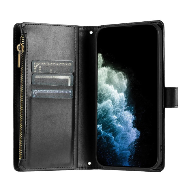 Housse Motorola Edge 70 Max Zippée Porte-Cartes Simili Cuir