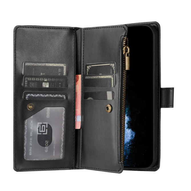 Housse Motorola Edge 70 Max Zippée Porte-Cartes Simili Cuir