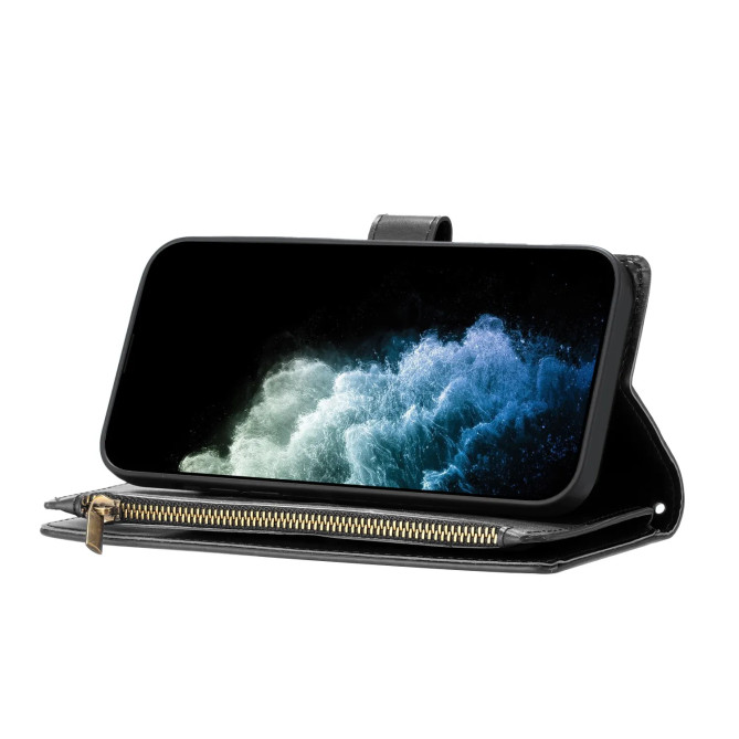 Housse Motorola Edge 70 Max Zippée Porte-Cartes Simili Cuir