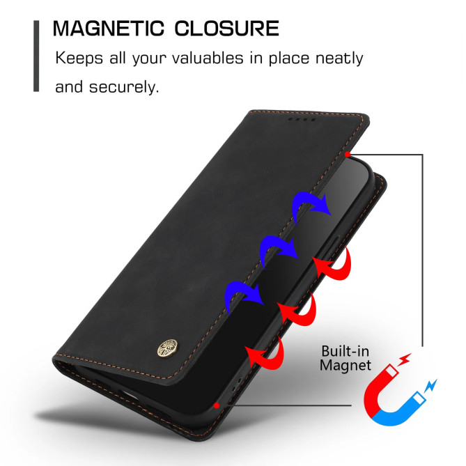 Housse Motorola Edge 70 Max Rabat Porte-cartes Simili Cuir Suédé