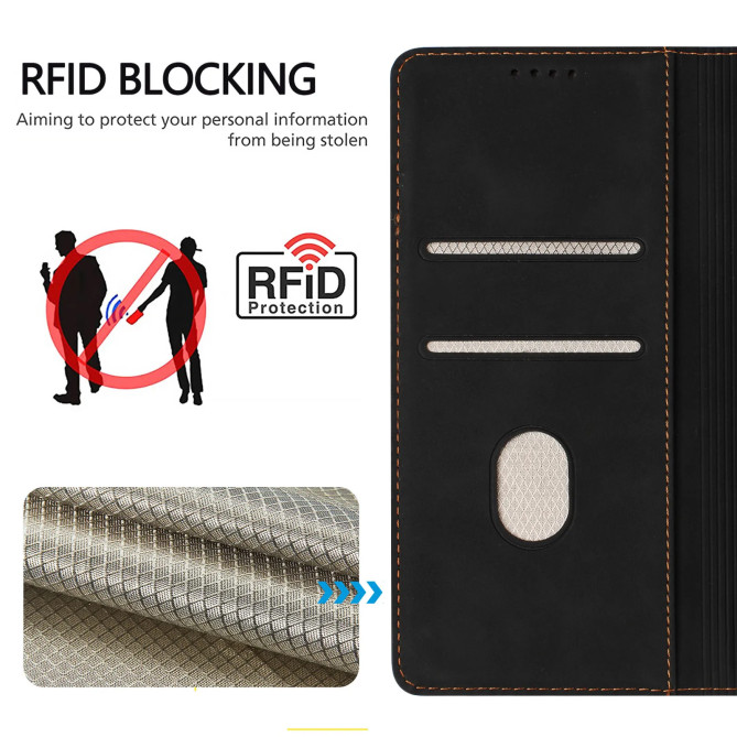 Housse Motorola Edge 70 Max Rabat Porte-cartes Simili Cuir Suédé