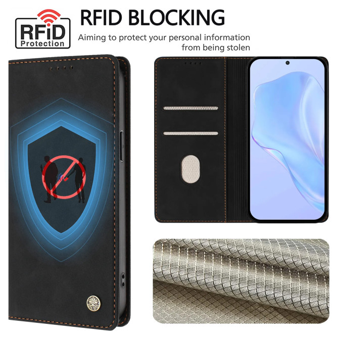 Housse Motorola Edge 70 Max Rabat Porte-cartes Simili Cuir Suédé