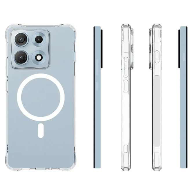 Coque Motorola Edge 70 Max magnétique transparente