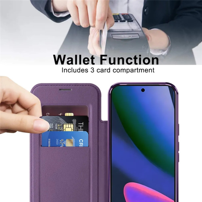 Coque Google Pixel 11 avec rabat RFID magnétique