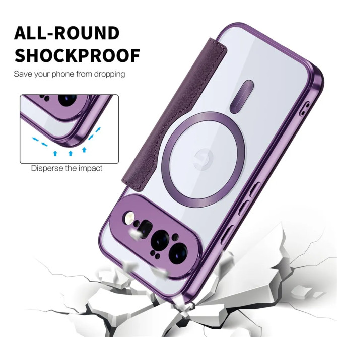 Coque Google Pixel 11 avec rabat RFID magnétique