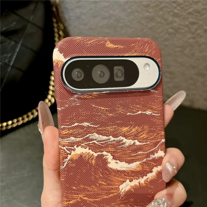 Coque Google Pixel 11 Pro XL motif vague magnétique