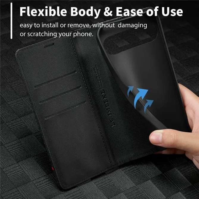 Flip cover Google Pixel 11 Pro XL fibre de carbone Horizontal Stripe