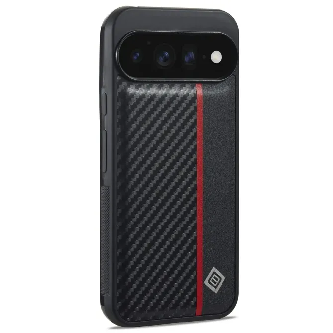 Coque Google Pixel 11 / 11 Pro Fibre de Carbone Vertical Stripe