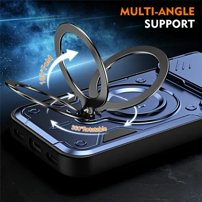 Coque Google Pixel 11 et 11 Pro Anneau Rotatif 360° et Cache-Objectif