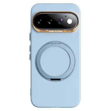 Coque Google Pixel 11 Pro Silicone Liquide Anneau Magnétique Support