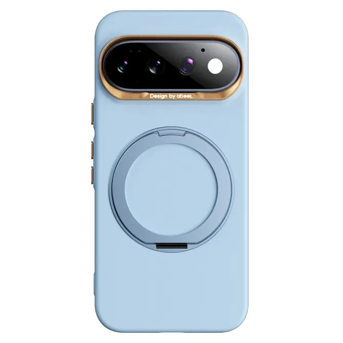 Coque Google Pixel 11 Pro Silicone Liquide Anneau Magnétique Support