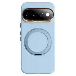 Coque Google Pixel 11 Pro Silicone Liquide Anneau Magnétique Support