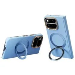 Coque Google Pixel 11 Pro Fold Silicone Liquide Anneau Magnétique Support